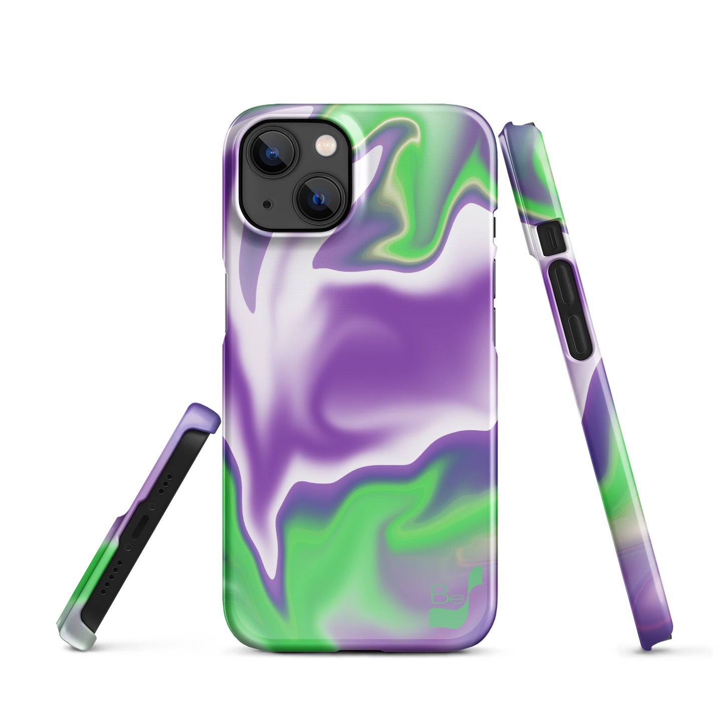 Green Thunder BeSculpt Snap Case for iPhone®