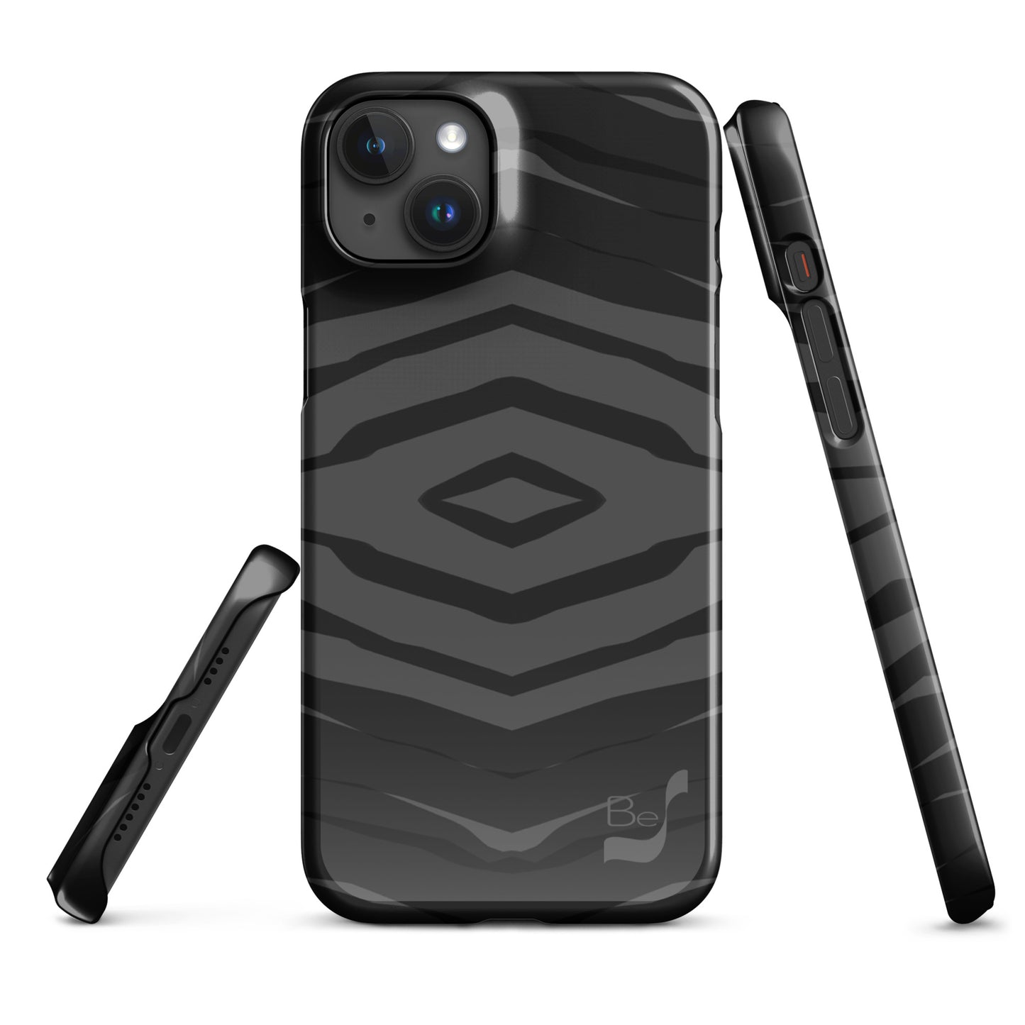Black H Stripes BeSculpt Snap Case for iPhone® 2
