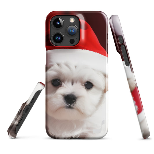 Puppy Holiday BeSculpt Photographic Art Snap Case for iPhone®