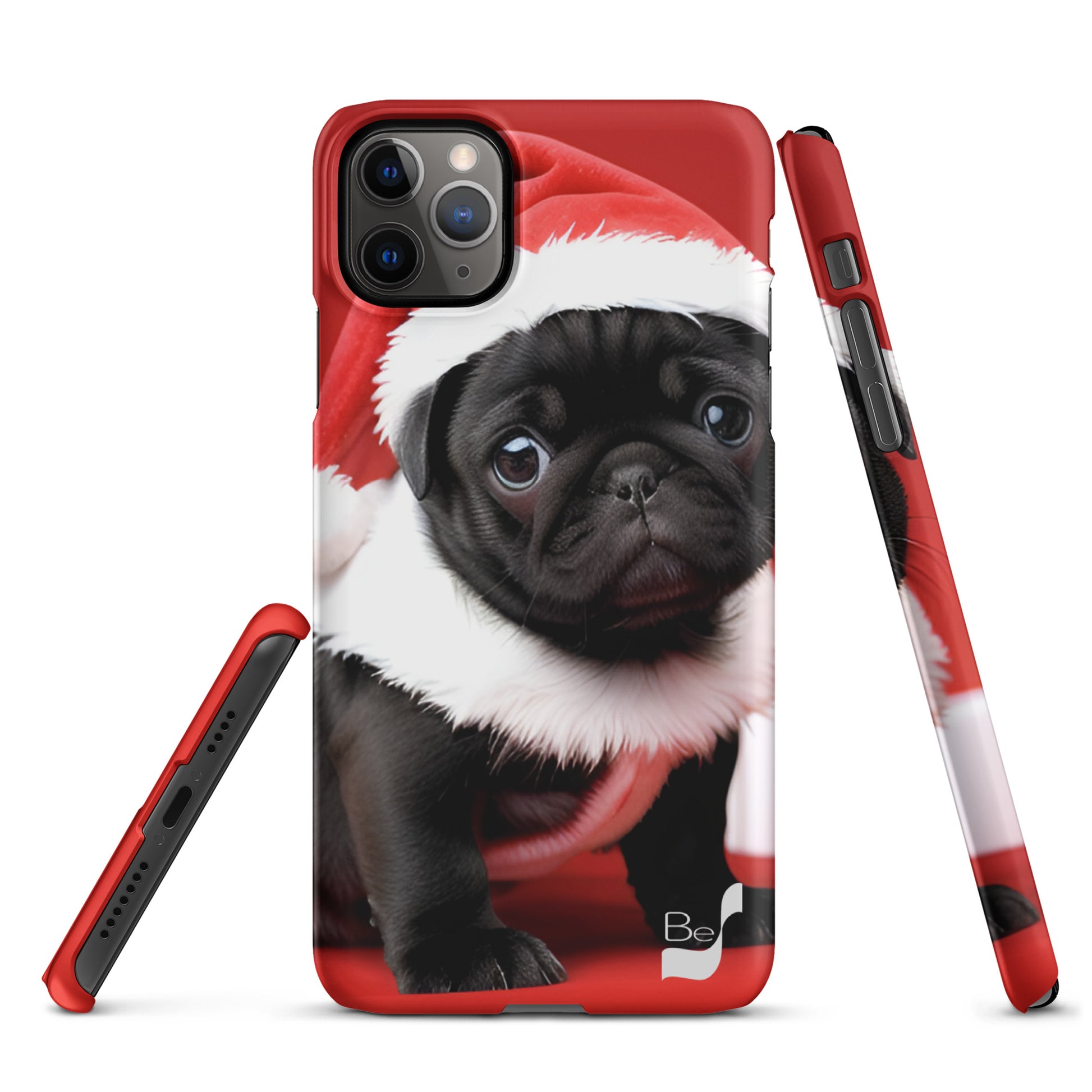 Pug Claus BeSculpt Photographic Art Snap Case for iPhone®