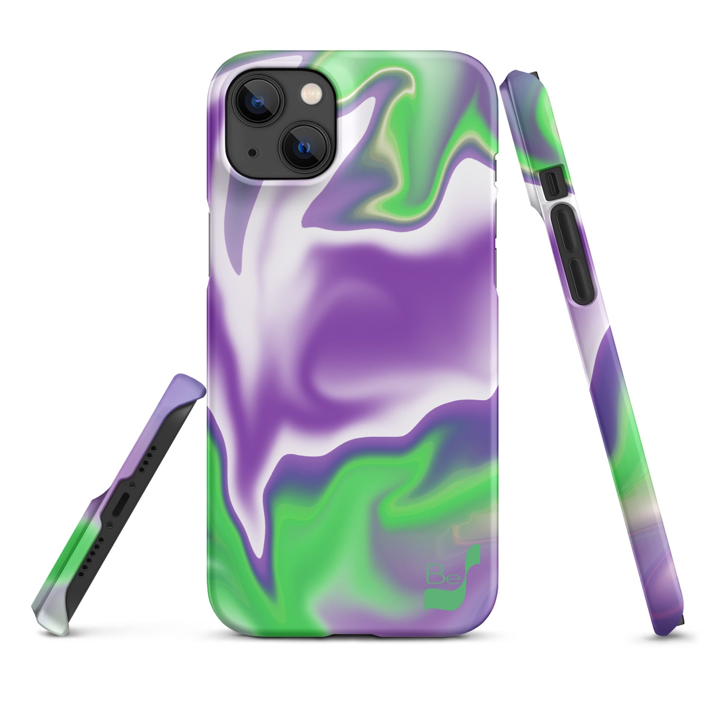 Green Thunder BeSculpt Snap Case for iPhone®