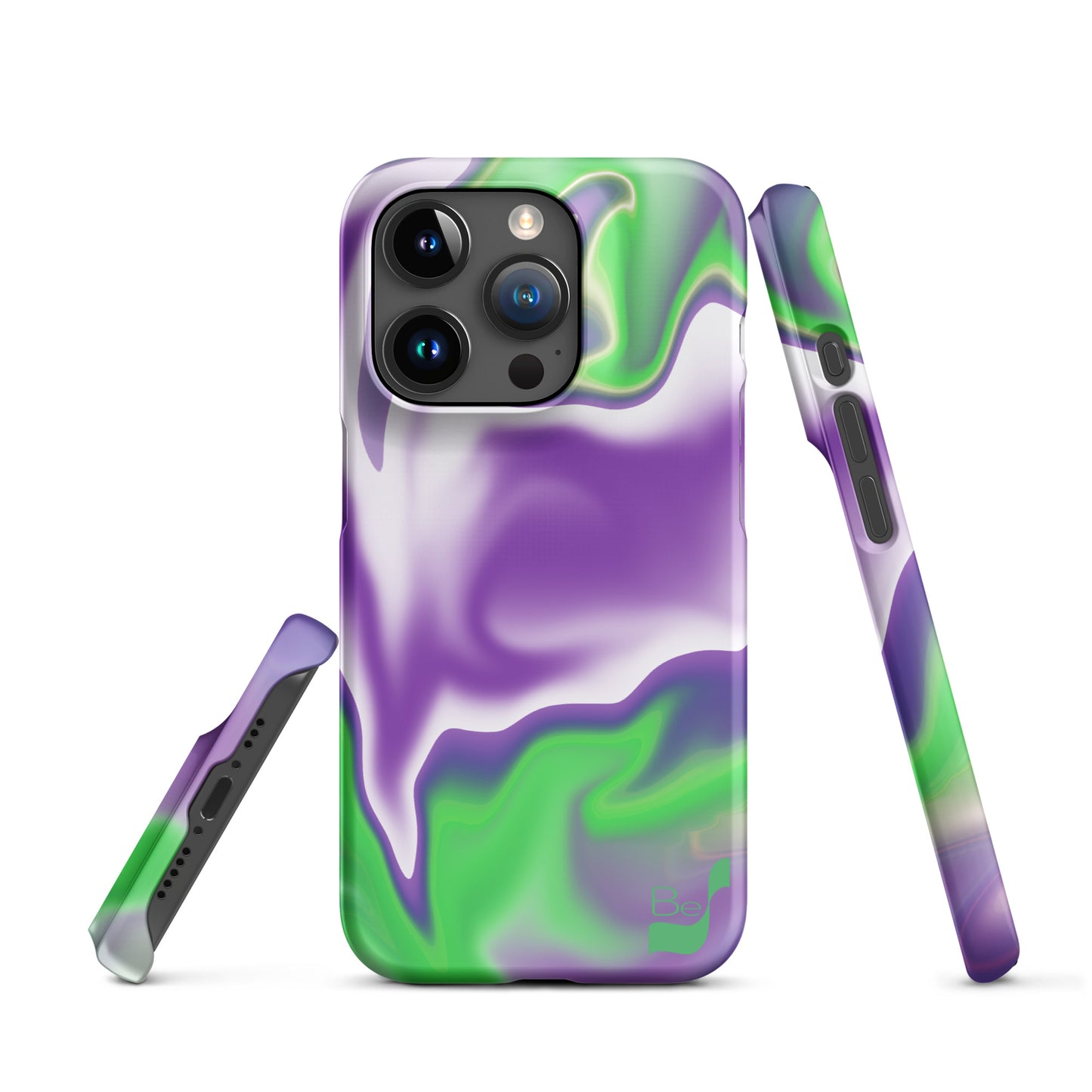 Green Thunder BeSculpt Snap Case for iPhone®