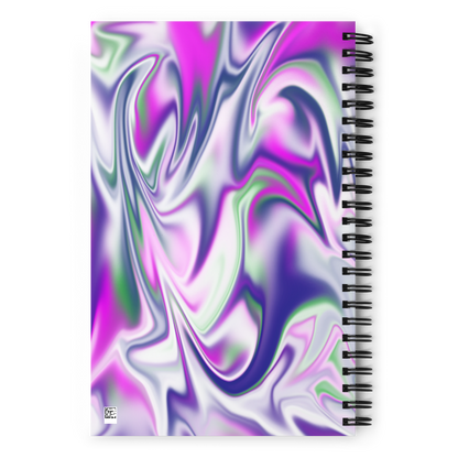 Burst BeSculpt Spiral Notebook