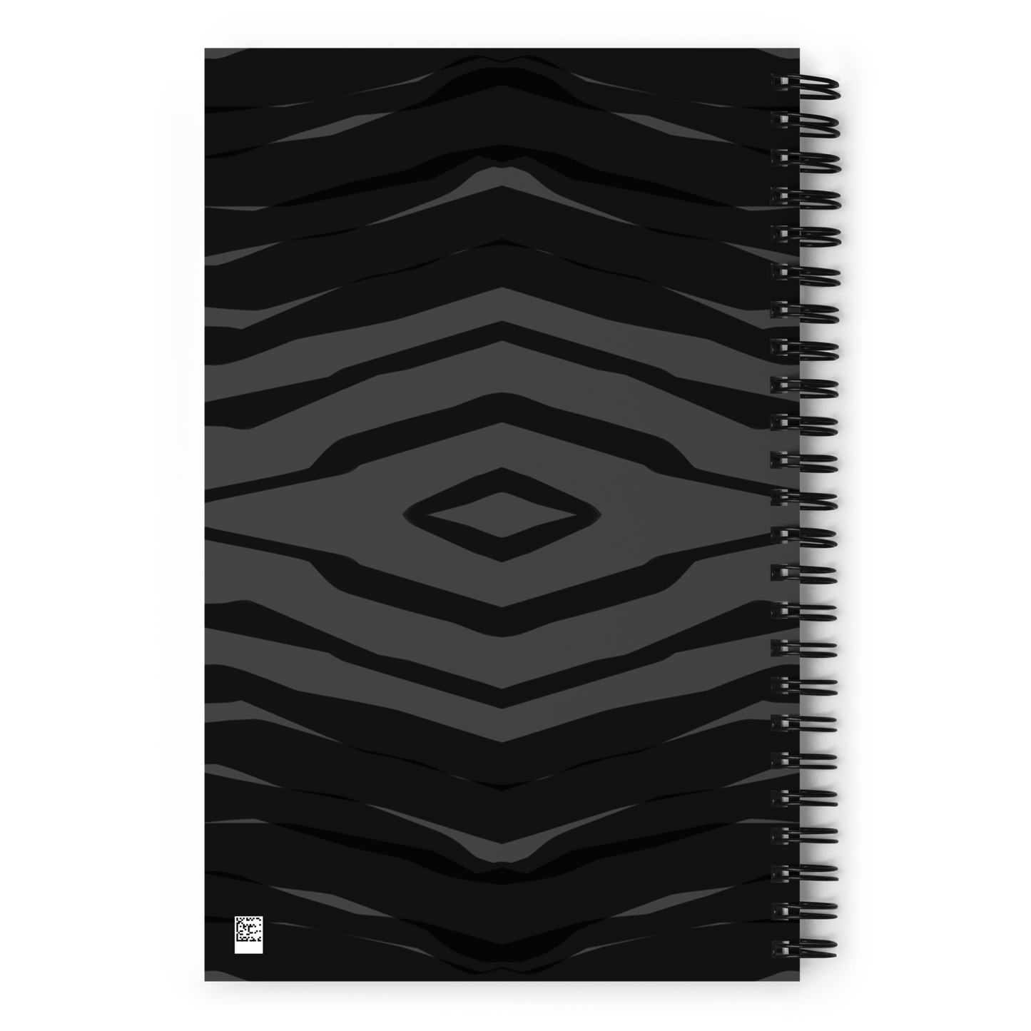 Black H Stripes BeSculpt Spiral Notebook 2