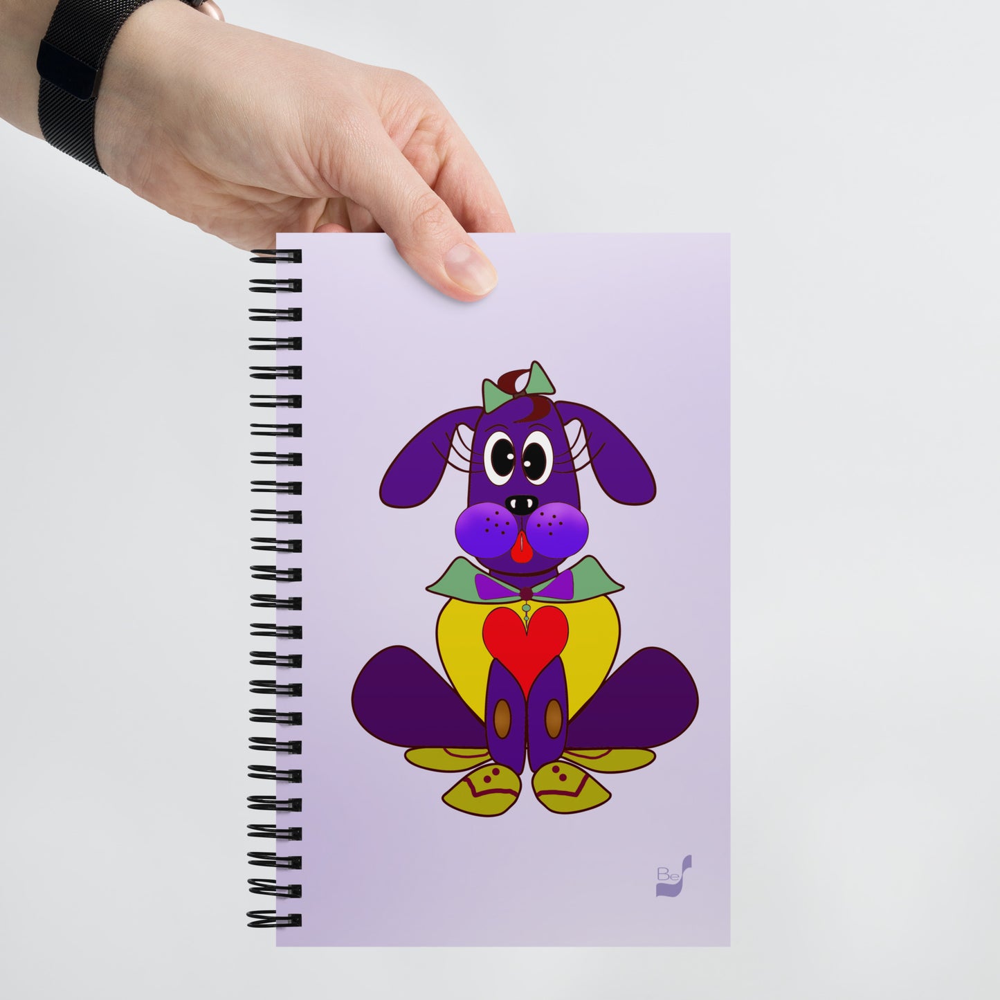 Love Pup 5 Cherry BeSculpt Kids Spiral Notebook