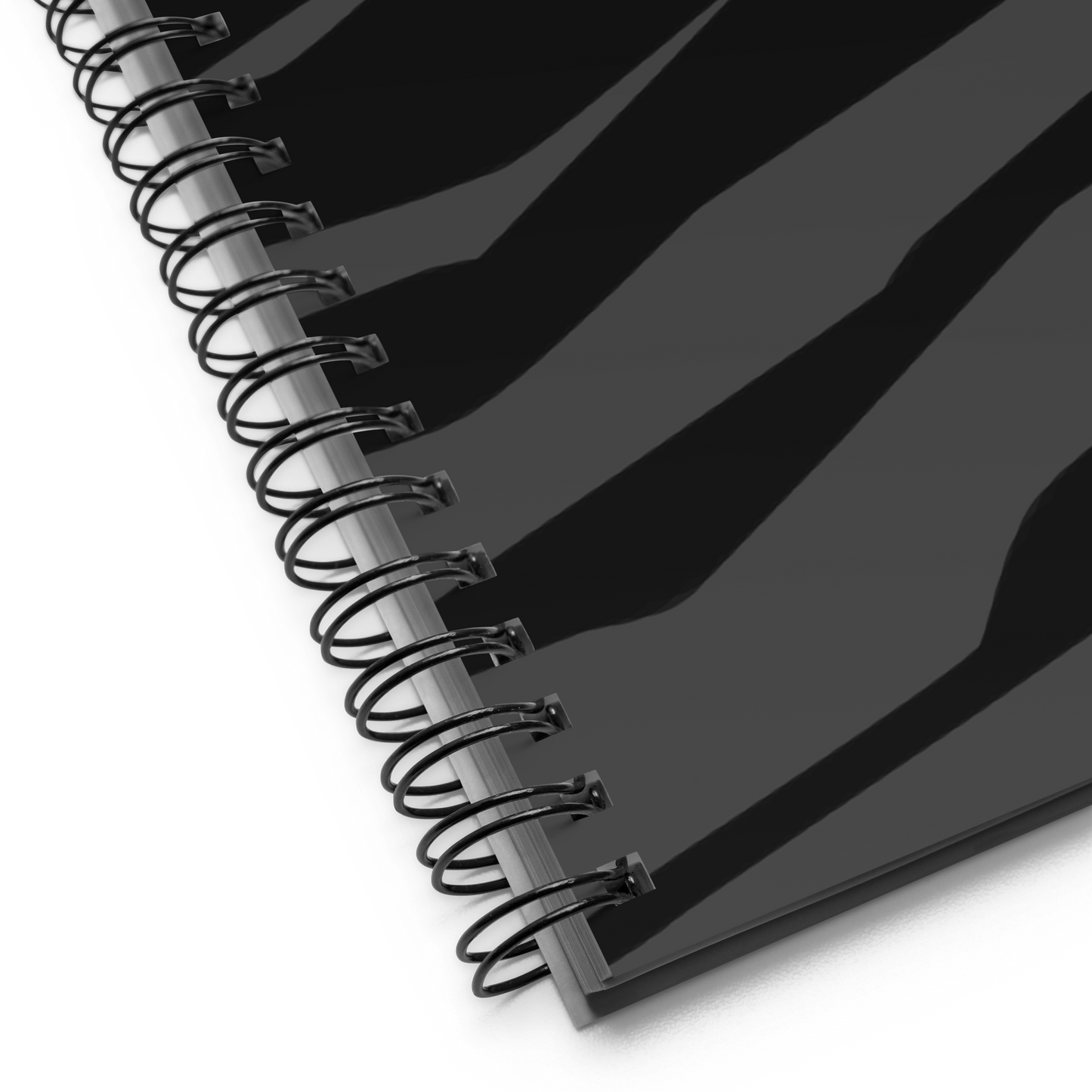 Black H Stripes BeSculpt Spiral Notebook