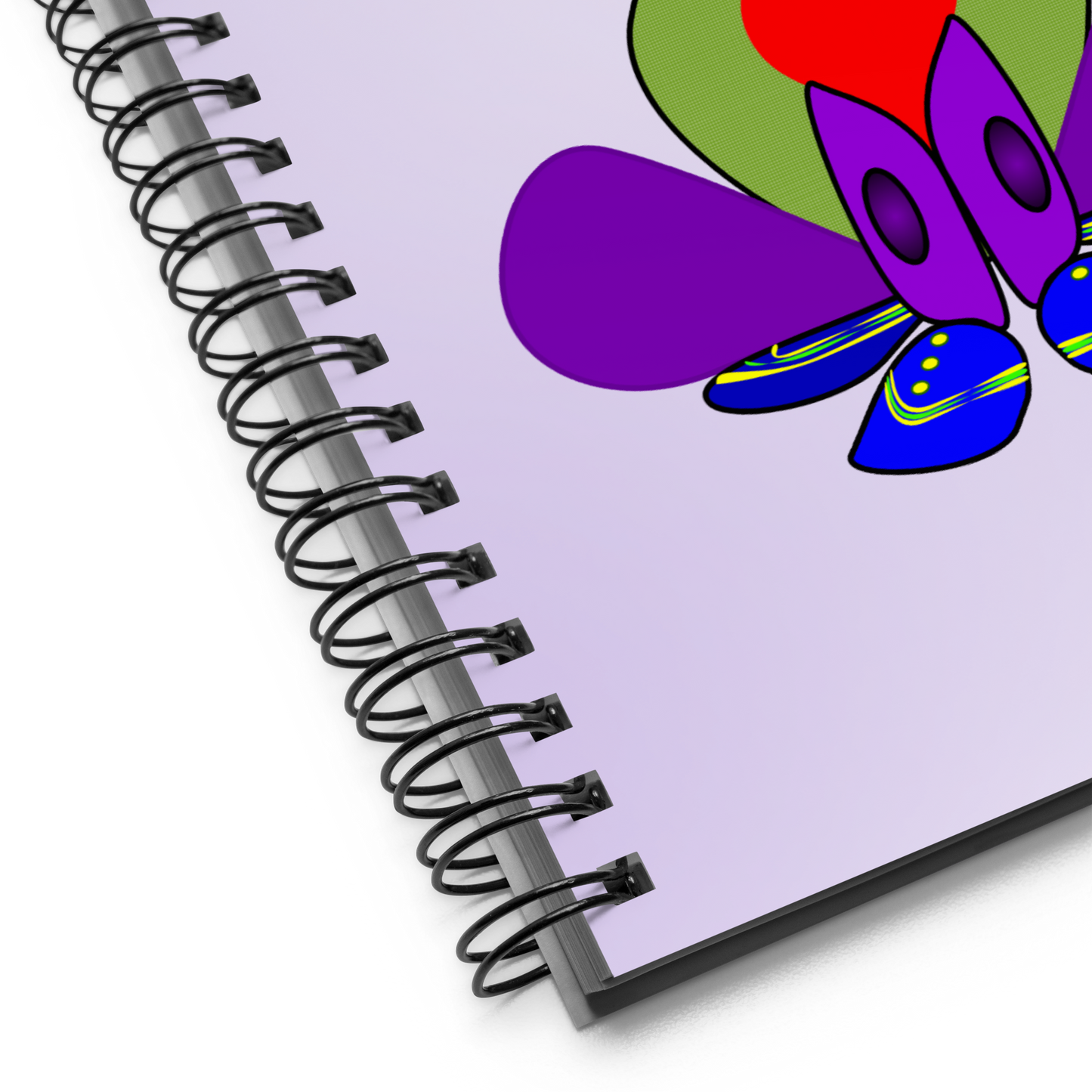 Love Pup 1 Purple BeSculpt Kids Spiral Notebook