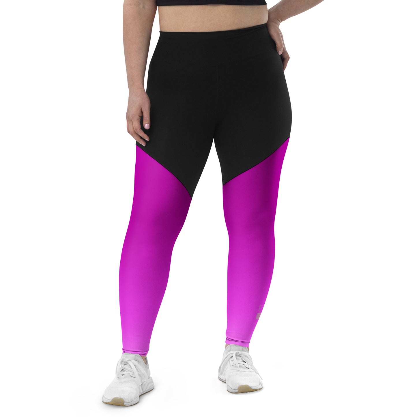 Violet Gradient BeSculpt Women Sports Leggings