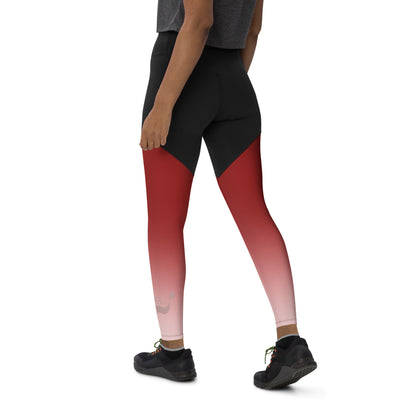 Cherrie Gradient BeSculpt Women Sports Leggings