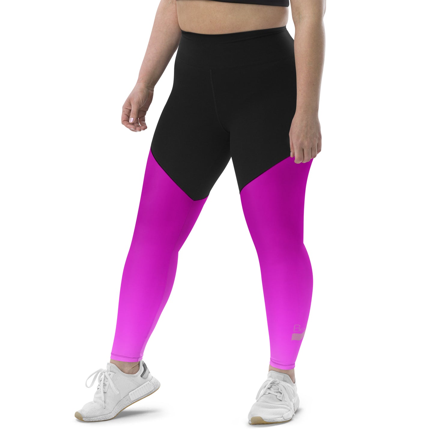 Violet Gradient BeSculpt Women Sports Leggings