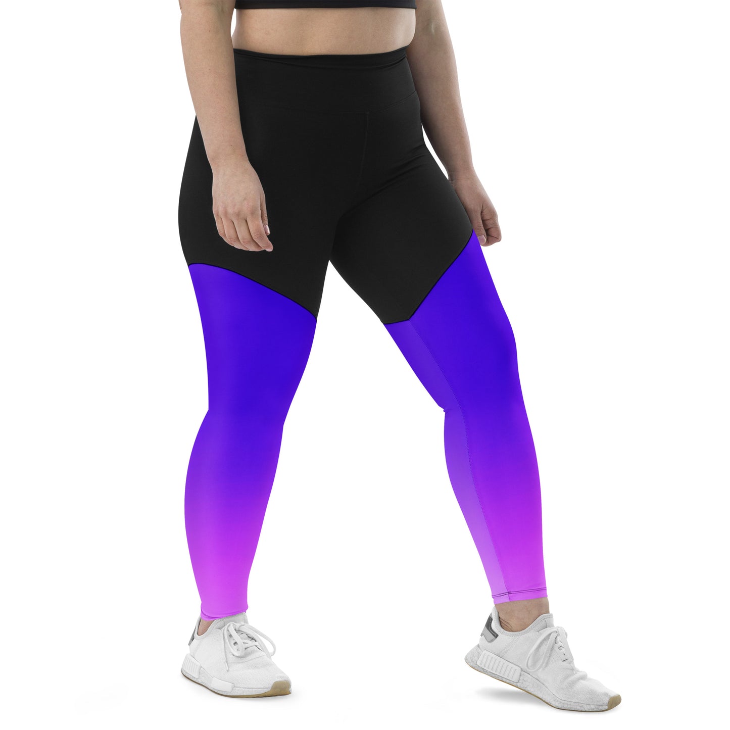 Royal Blue Gradient BeSculpt Women Sports Leggings