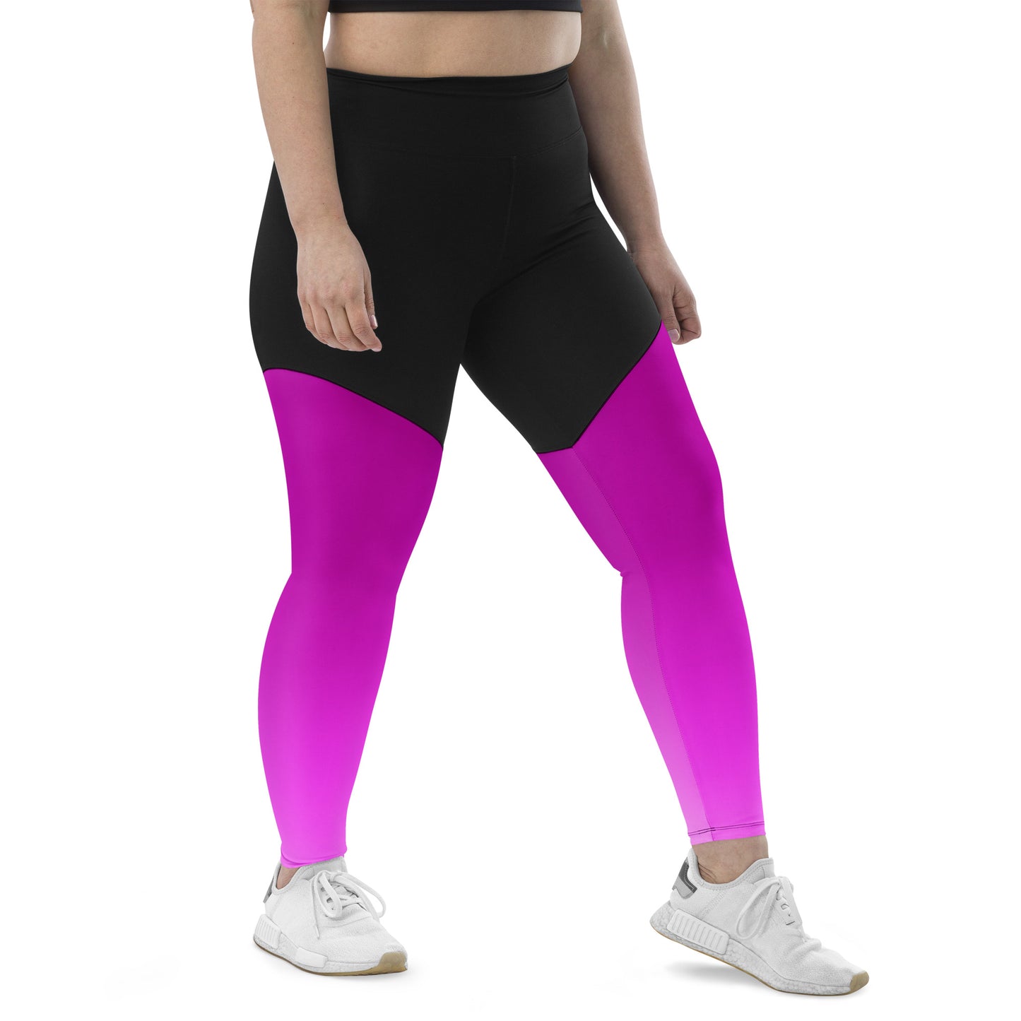 Violet Gradient BeSculpt Women Sports Leggings