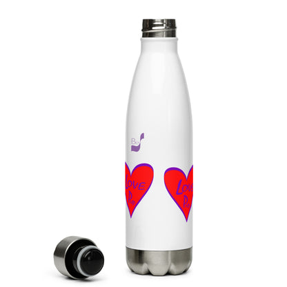 Love Pup 4 Hot Pink BeSculpt Kids Stainless Steel Water Bottle