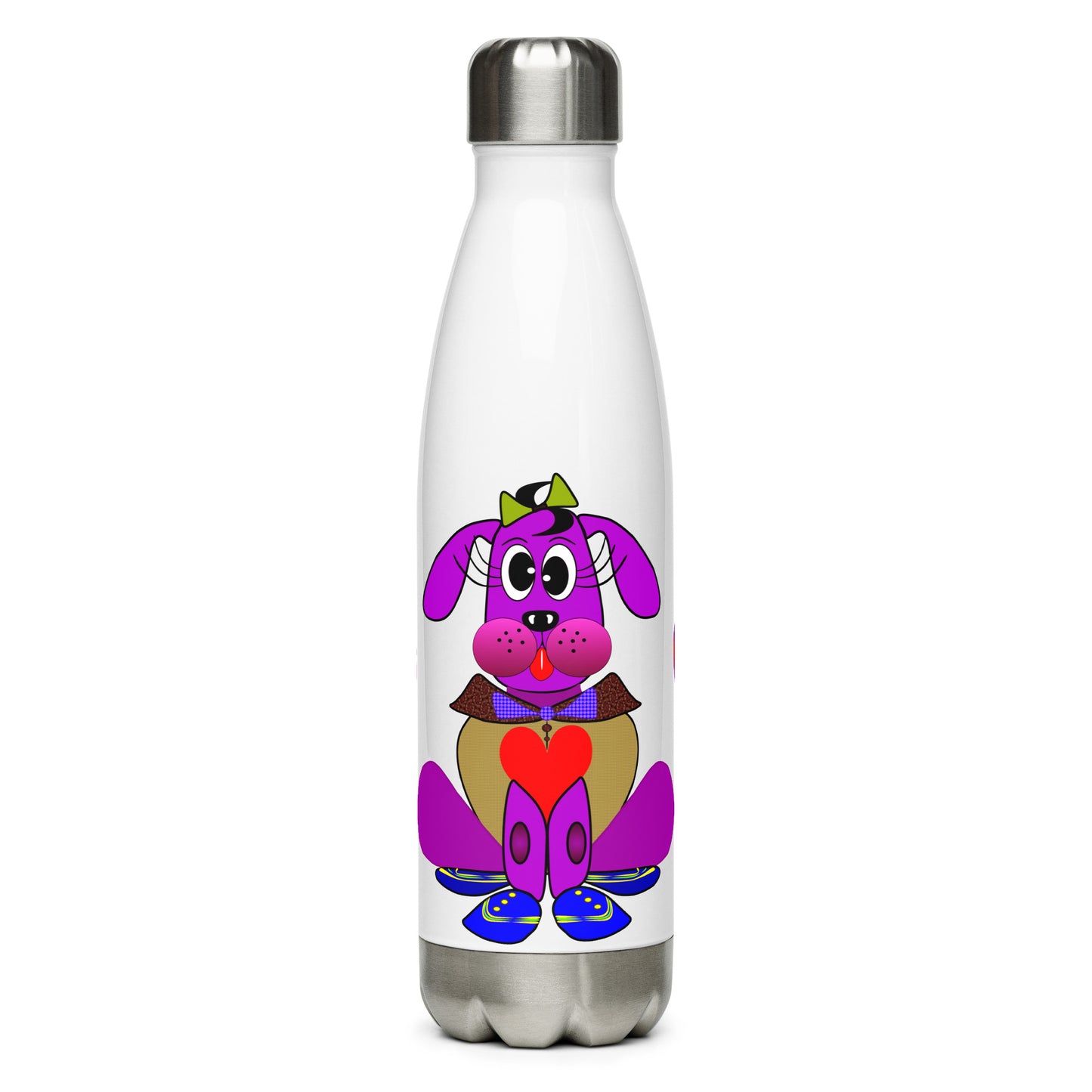 Love Pup 1 Purple BeSculpt Kids Stainless Steel Water Bottle