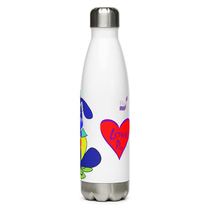 Love Pup 2 Blue BeSculpt Kids Stainless Steel Water Bottle