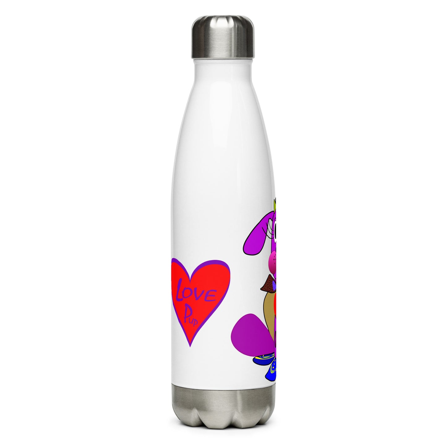 Love Pup 1 Purple BeSculpt Kids Stainless Steel Water Bottle