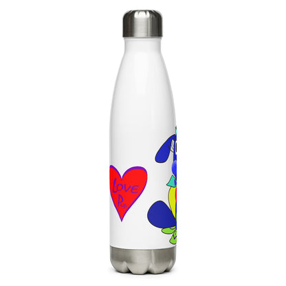 Love Pup 2 Blue BeSculpt Kids Stainless Steel Water Bottle