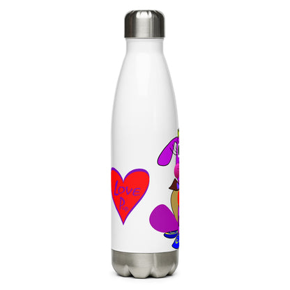 Love Pup 3 Violet BeSculpt Kids Stainless Steel Water Bottle