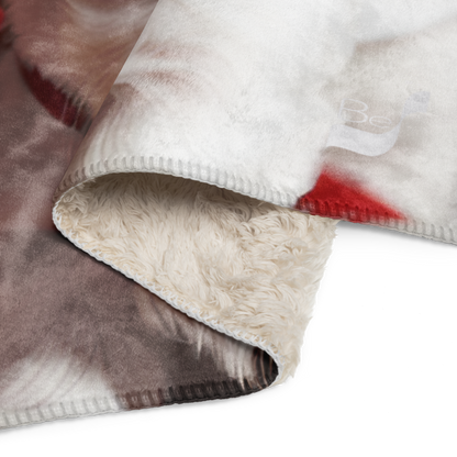 Puppy Holiday BeSculpt Sherpa Throw Blanket