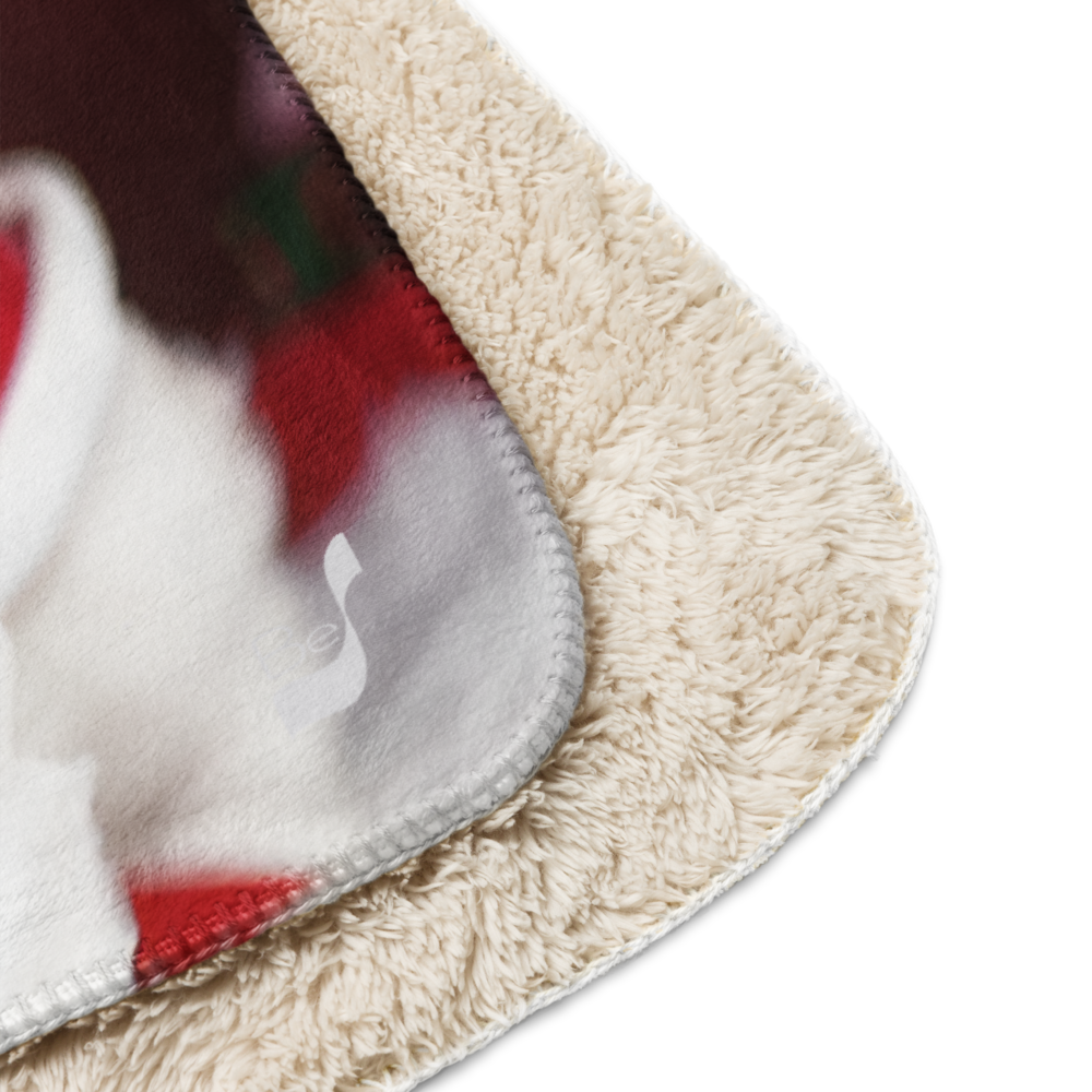 Puppy Holiday BeSculpt Sherpa Throw Blanket