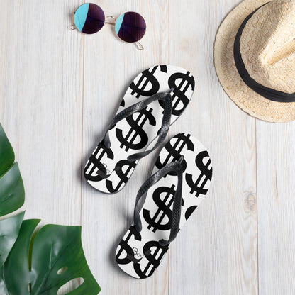 Money BeSculpt Unisex Flip-Flops