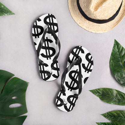 Money BeSculpt Unisex Flip-Flops