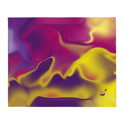 Primeval Kind BeSculpt Abstract Art Throw Blanket 