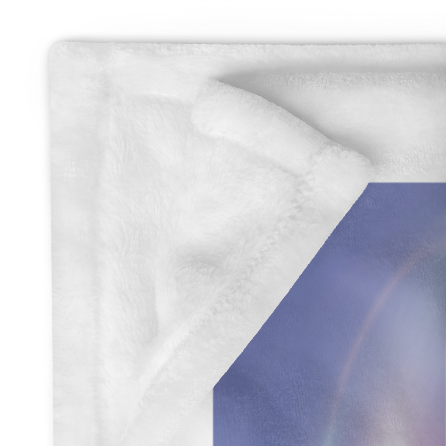 Diving BeSculpt Throw Blanket White Trimmed
