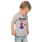 Personalize Happy Birthday Love Pup 1 Purple BeSculpt Kids Toddler T-shirt 2T-5/6T