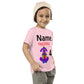 Personalize Love Pup 1 Purple Toddler Tee - Birthday Special! (2T-5T)
