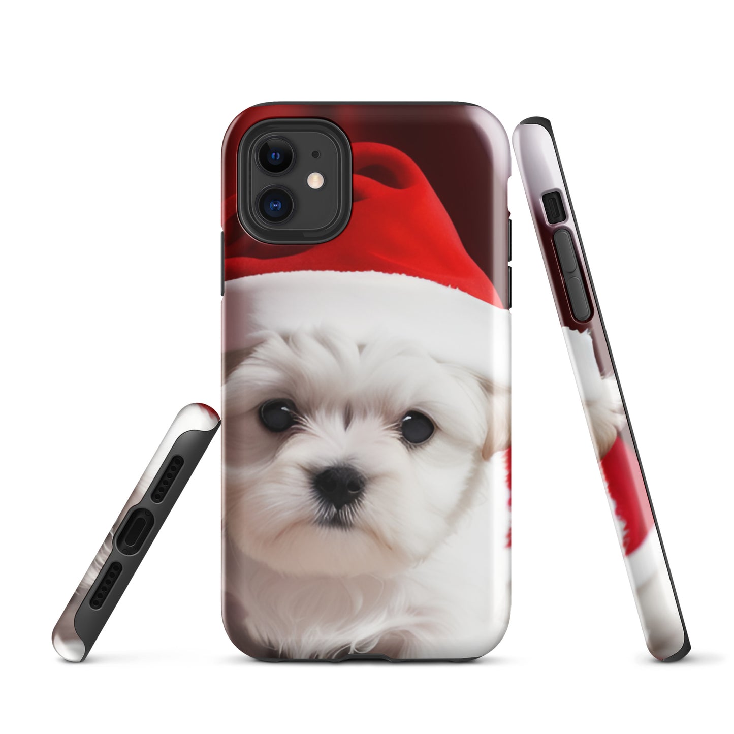 Puppy Holiday BeSculpt Photographic Art Tough Case for iPhone®