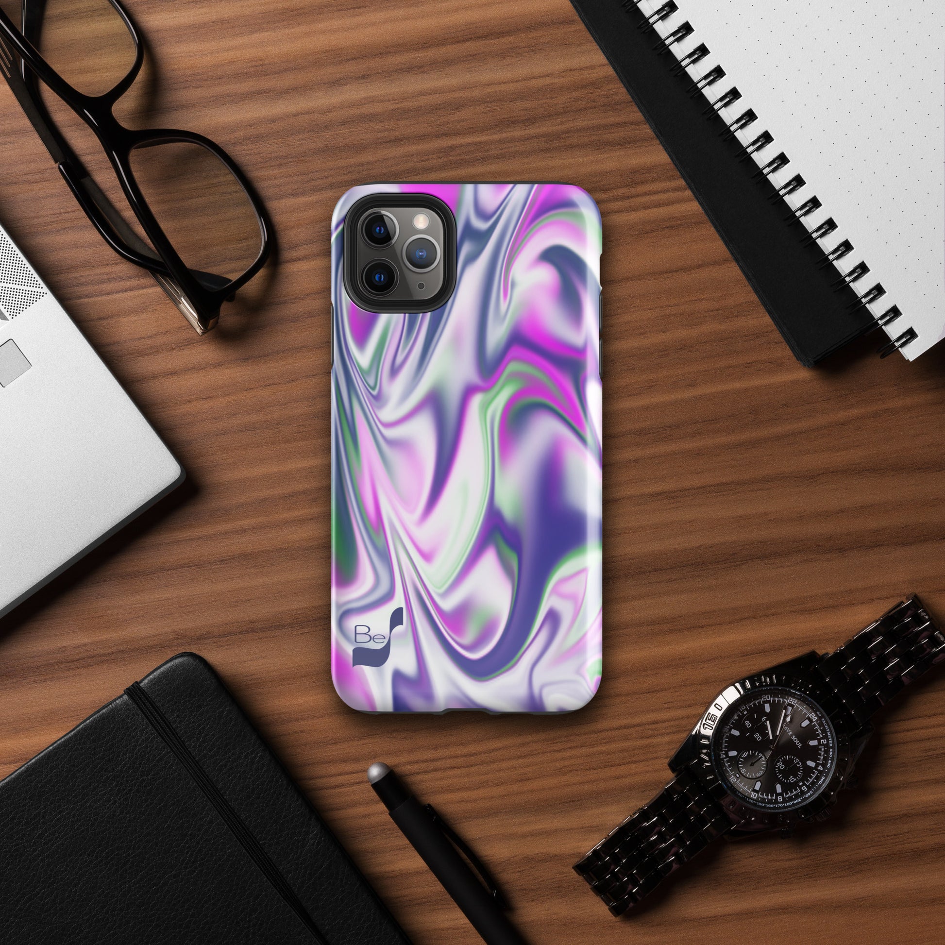 Burst Reversed BeSculpt Abstract Art Tough Case for iPhone®