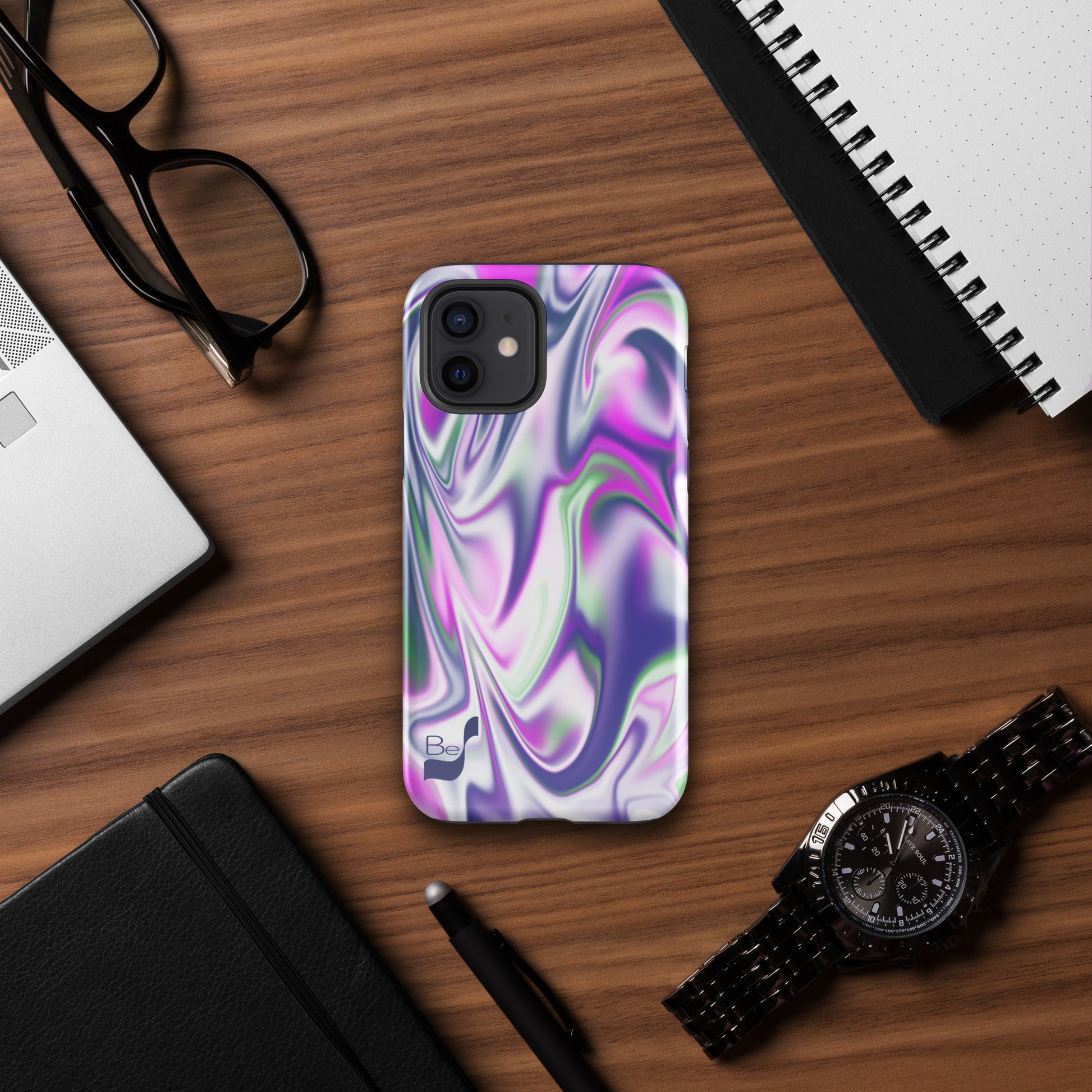 Burst Reversed BeSculpt Abstract Art Tough Case for iPhone®