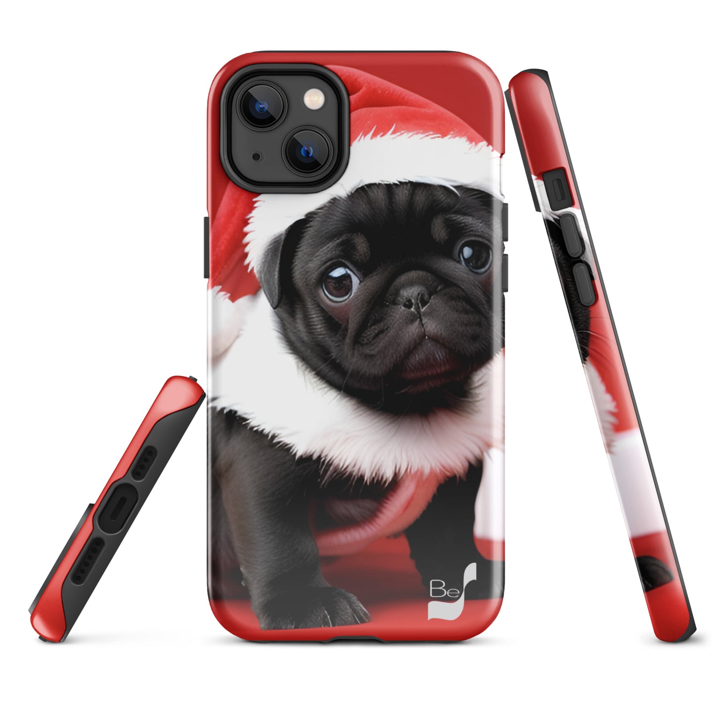 Pug Claus BeSculpt Tough Case for iPhone®