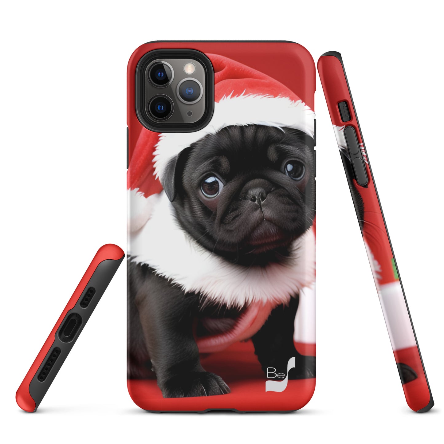 Pug Claus BeSculpt Tough Case for iPhone®