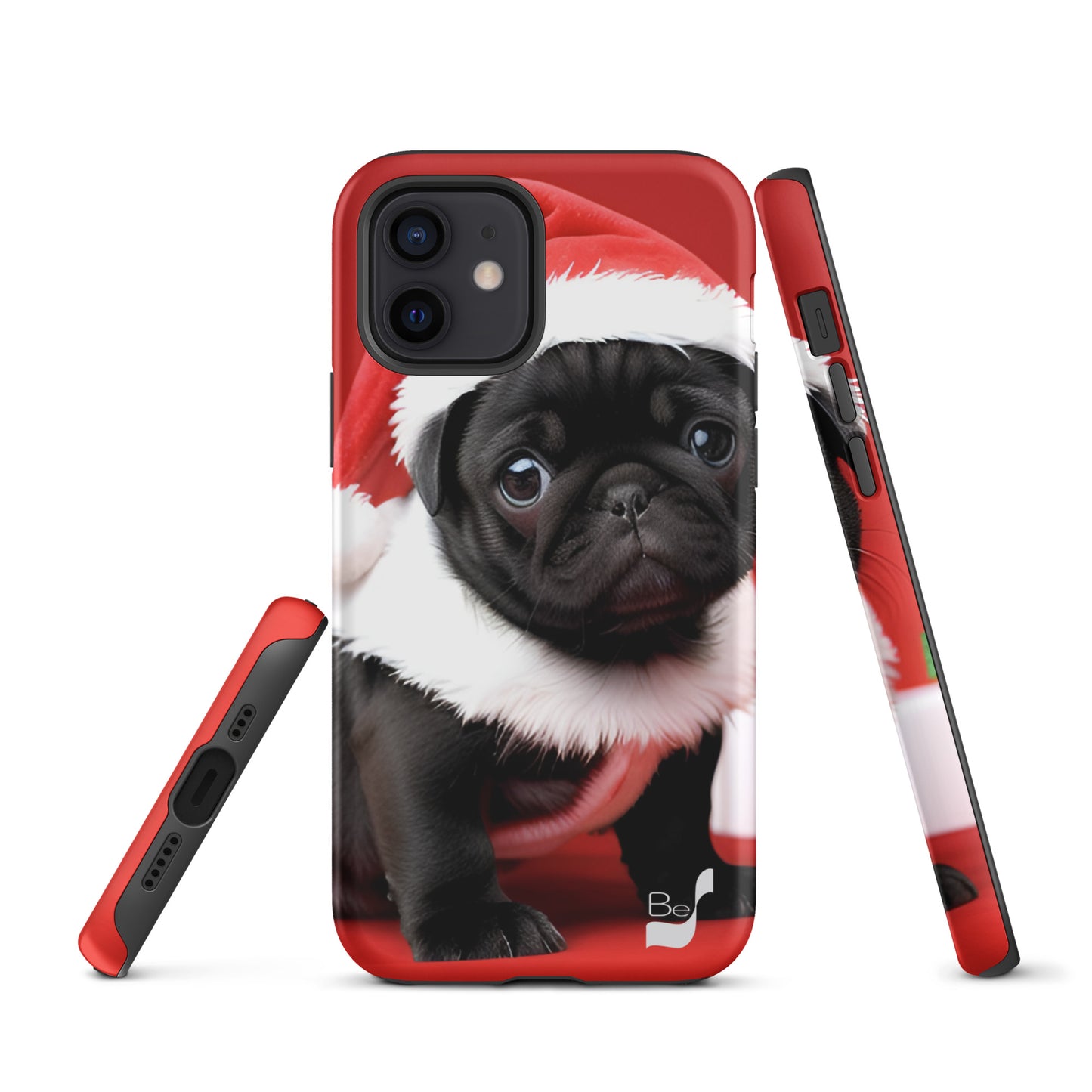 Pug Claus BeSculpt Photographic Art Tough Case for iPhone®