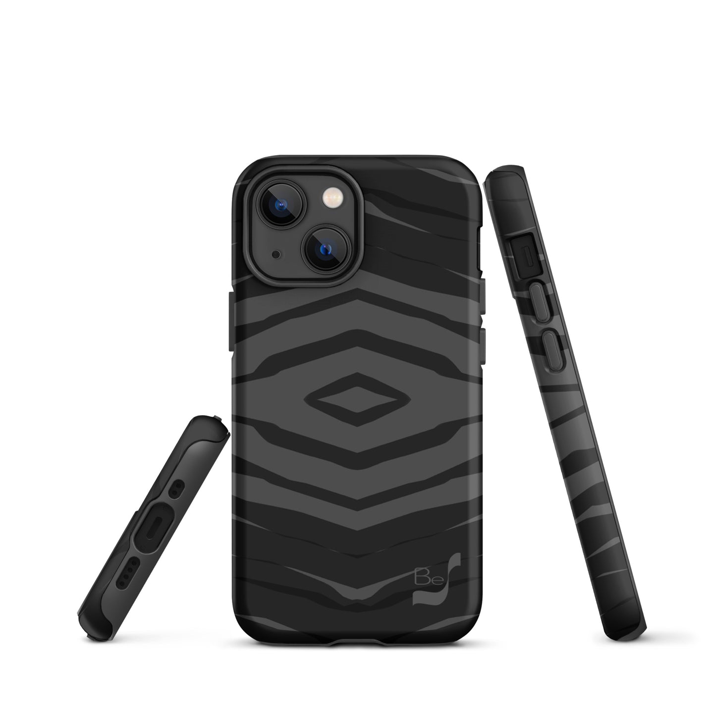 Black H Stripes BeSculpt Tough Case for iPhone® 2