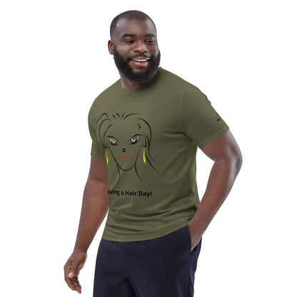 Having a Hair Day! BeSculpt Unisex Organic Cotton T-shirt