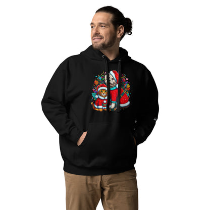 Kittie-Doggie Holiday BeSculpt Unisex Hoodie