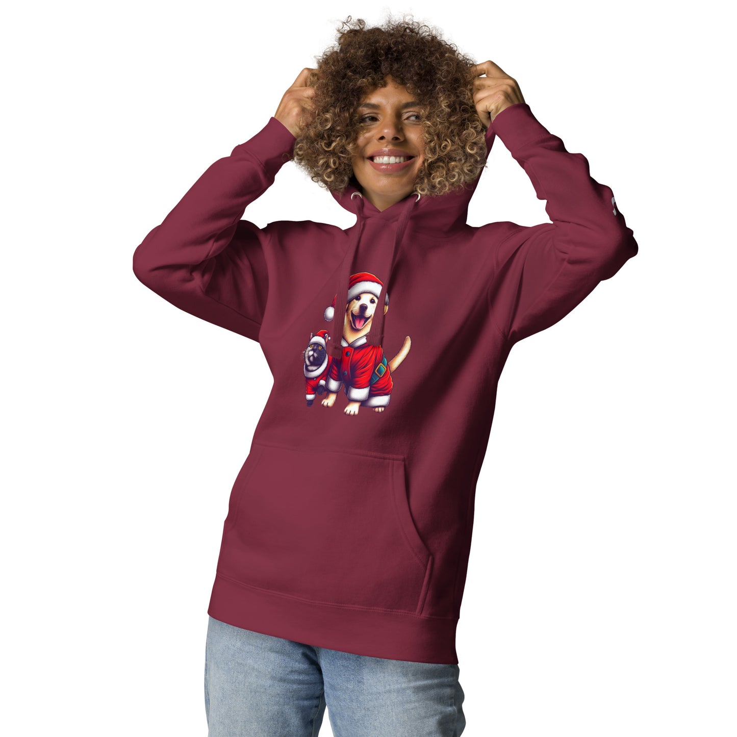 Santa Paws BeSculpt Unisex Hoodie