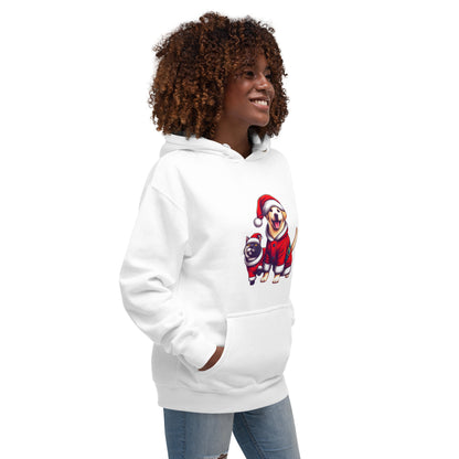 Santa Paws BeSculpt Unisex Hoodie