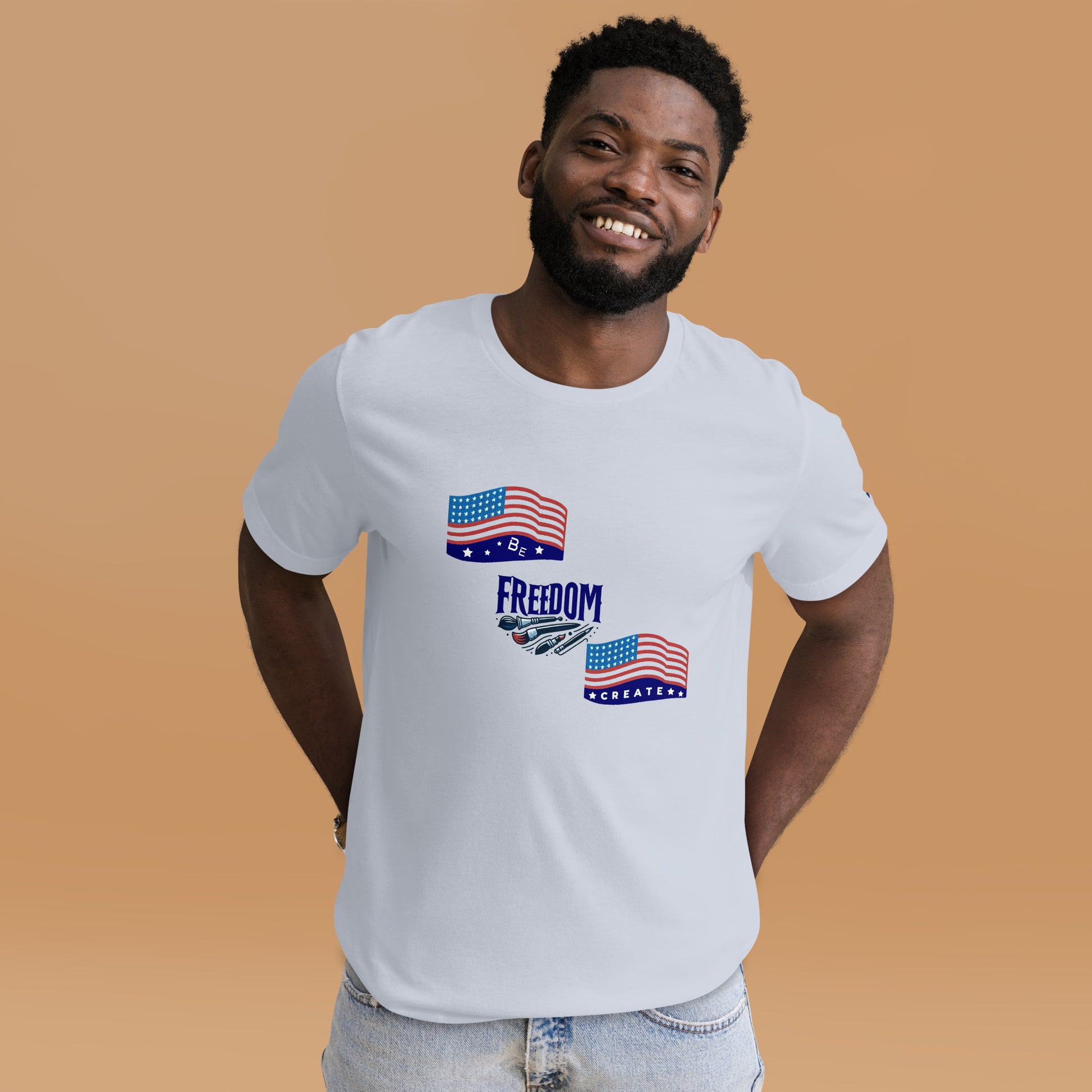 Freedom to BE-CREATE BeSculpt Unisex T-shirt Front Print