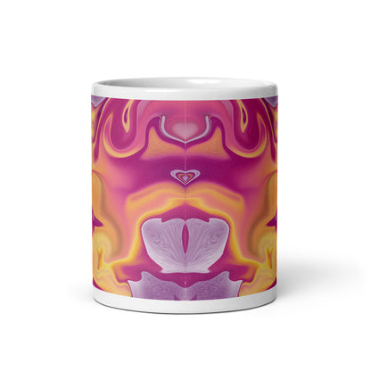 Purple Puddle BeSculpt Kaleidoscope Mug 2