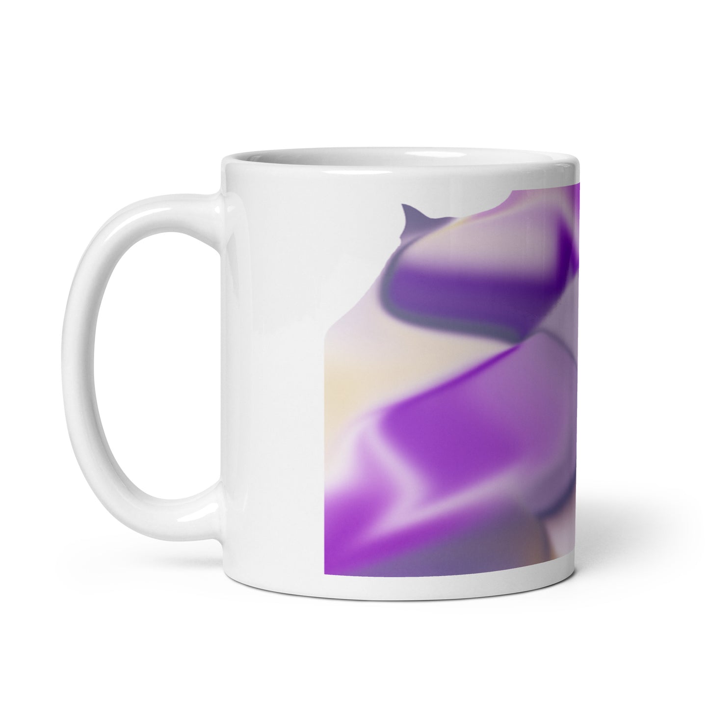 Ribbons Purple BeSculpt Mug