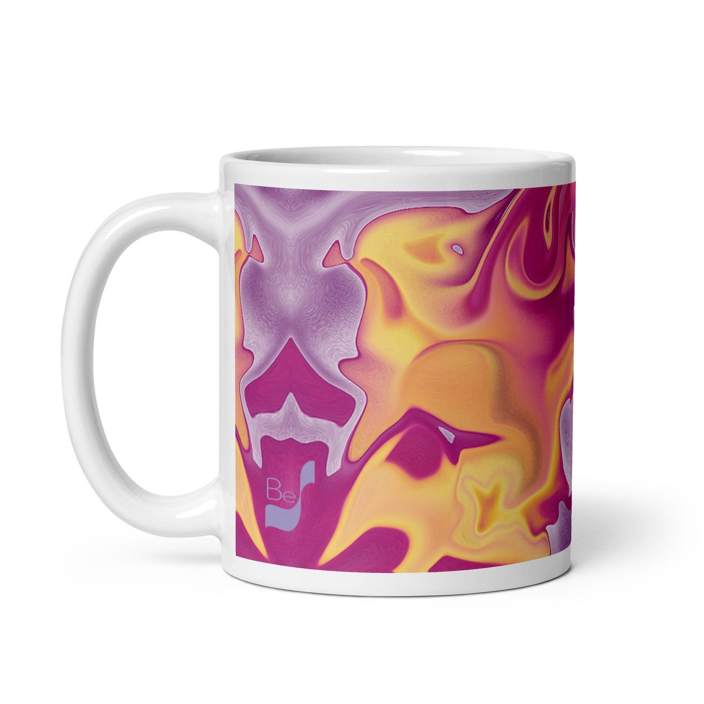 Purple Puddle BeSculpt Kaleidoscope Mug 2