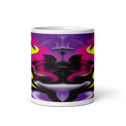 Rising Bud BeSculpt Abstract Art Kaleidoscope Mug Image No 3