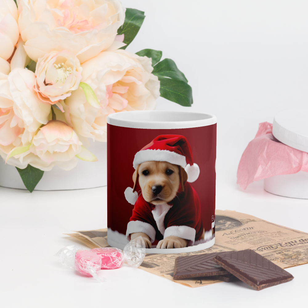 Snowy Pup BeSculpt Artwork Mug