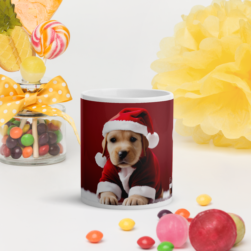 Snowy Pup BeSculpt Artwork Mug