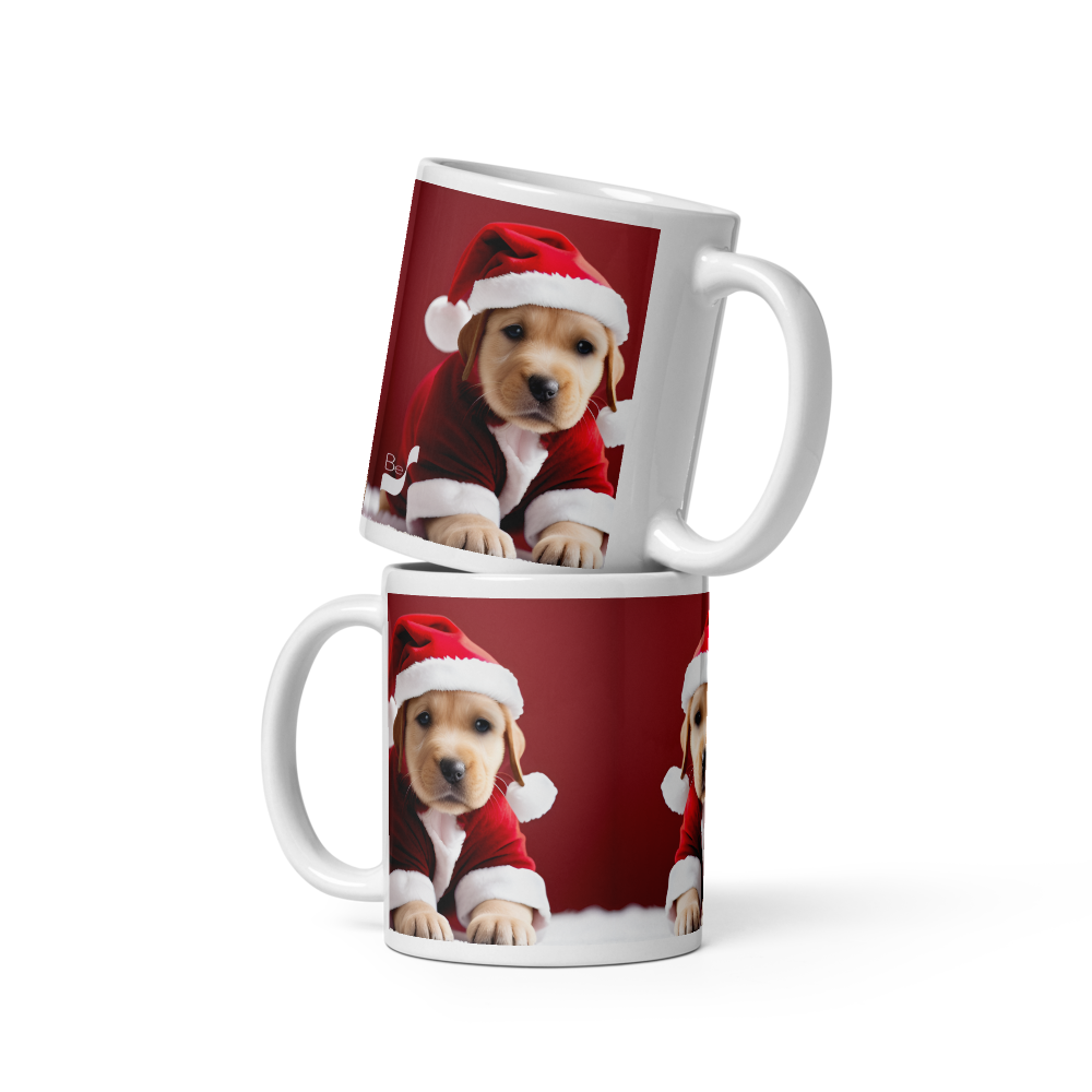 Snowy Pup BeSculpt Artwork Mug