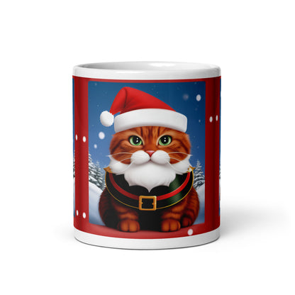 Meowry Claus BeSculpt Artwork Mug